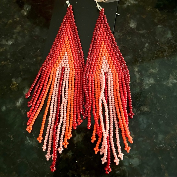 Free people Beaded Ombré Earrings - Picture 3 of 4